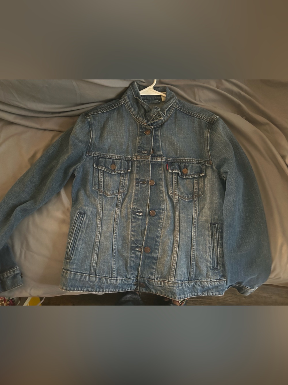 Levi's Indigo Denim Jacket with Contrast Stitching